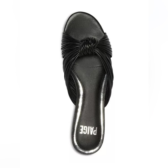 NWT Paige Dany Slip On Knotted Sandals Fits like a size 6 - Picture 2 of 7